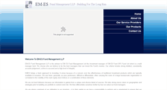 Desktop Screenshot of emesfunds.com